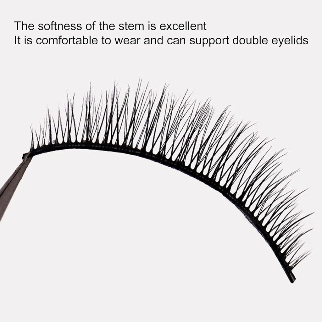 5Pairs False Eyelashes 8Mm Short Fake Mink Lashes Enlarge Eyes Natural Perfect Fitting Artificial Fiber Extensions Eye Lashes Fake Lashes for Women'S Make up 5Pairs