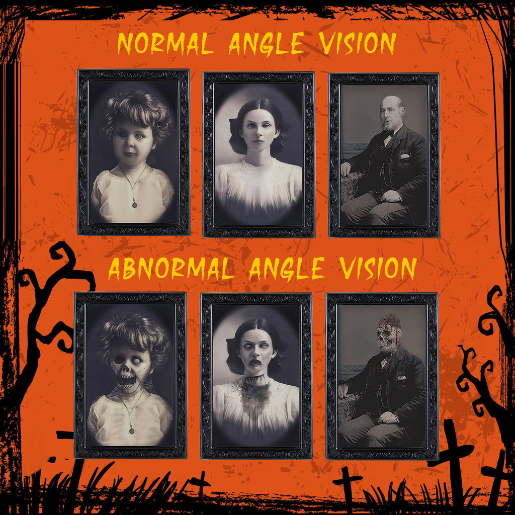 3D moving picture horror decoration