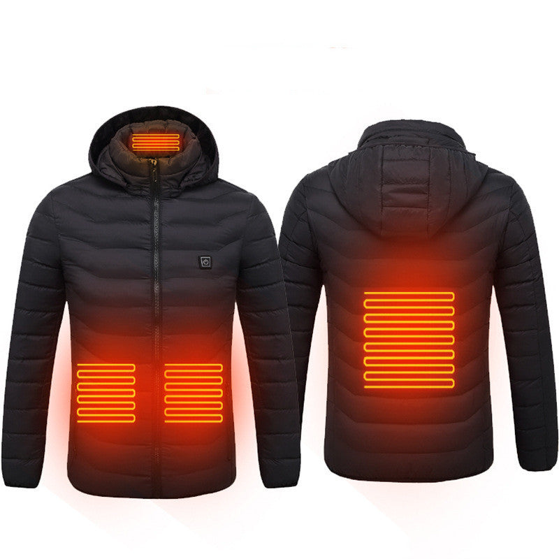 heated jacket for winter and cold