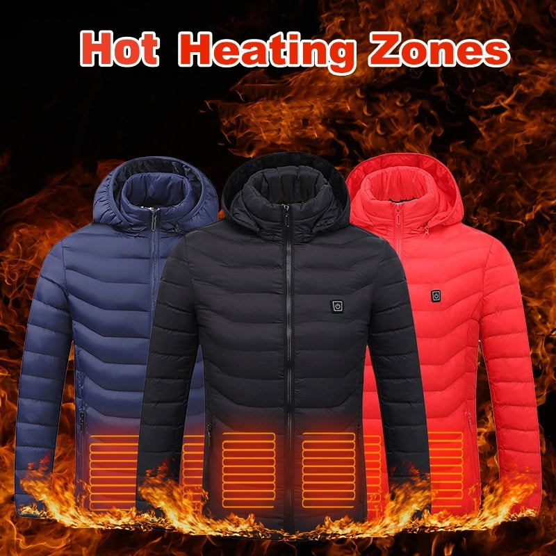 heated jacket for winter and cold