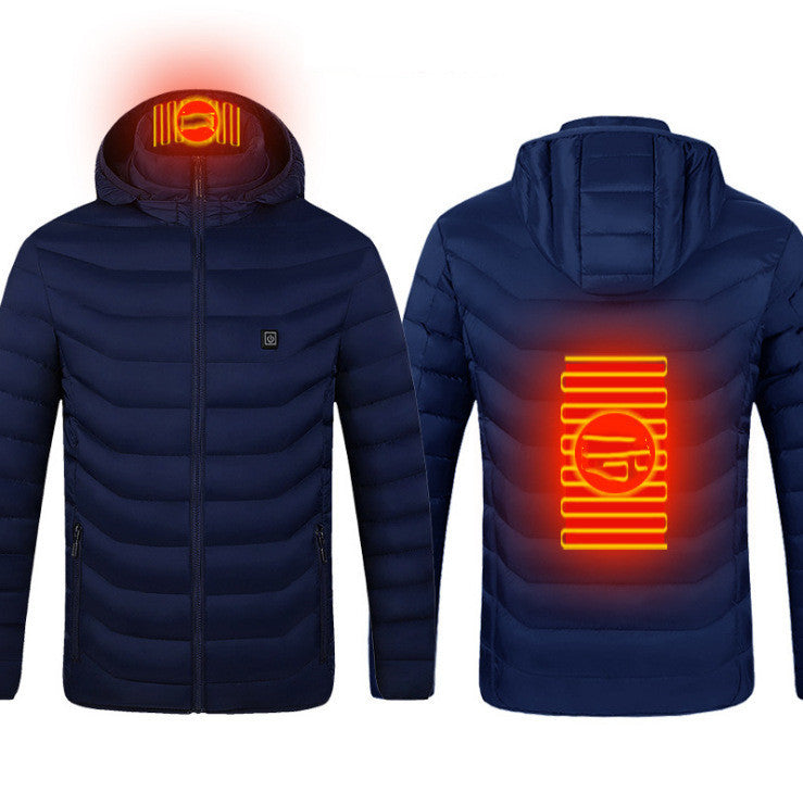 heated jacket for winter and cold