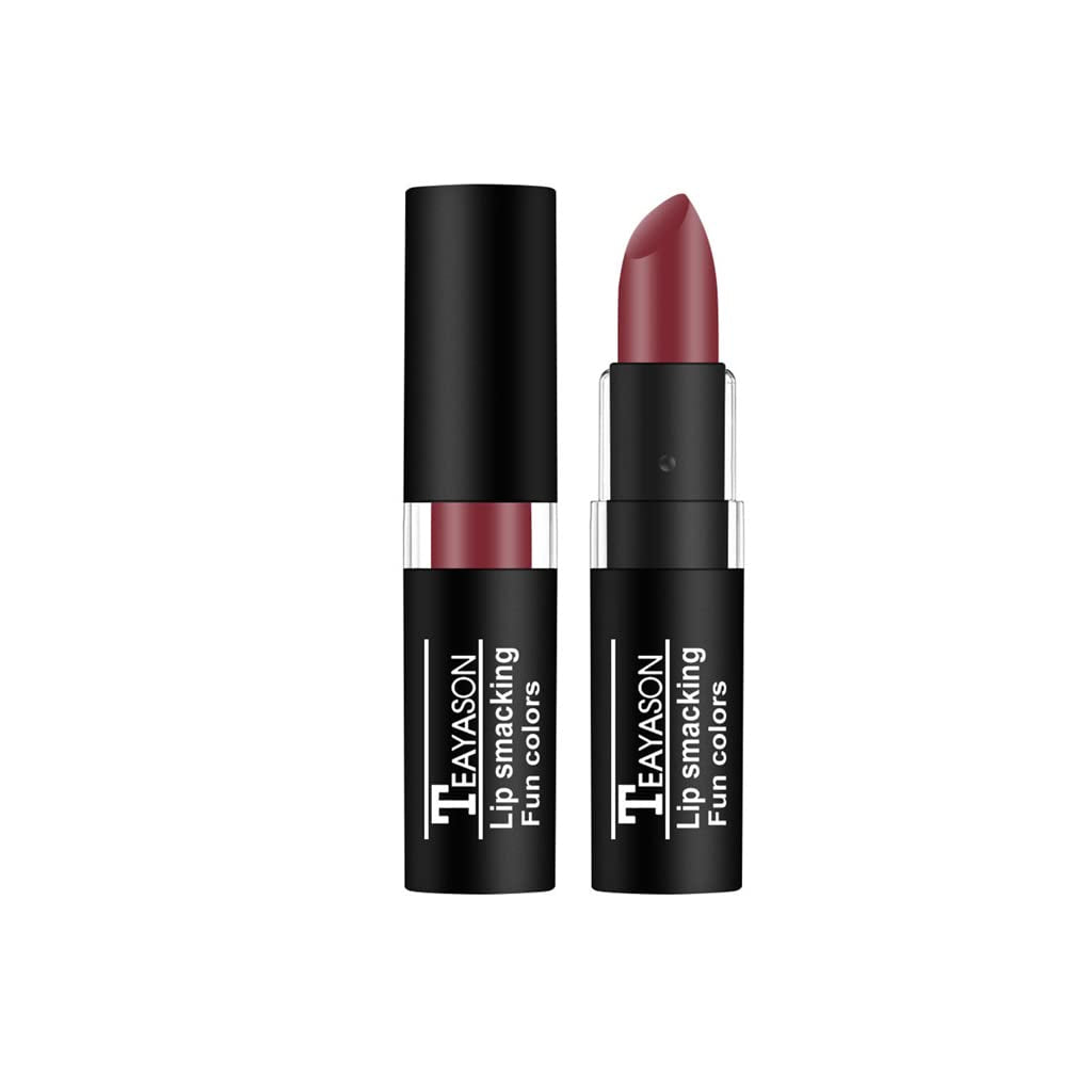 Bold Color Lipstick Matte Velvet Finish Lip Makeup Waterproof Non-Stick Cup Not Sticky Long Lasting Highly Pigmented Lip Gloss