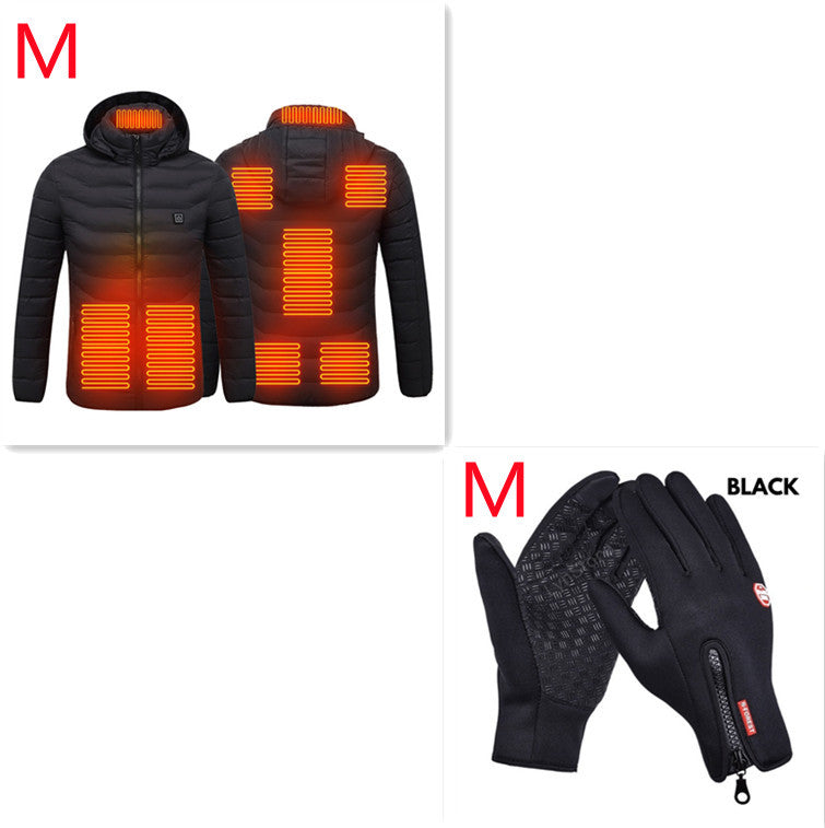 heated jacket for winter and cold