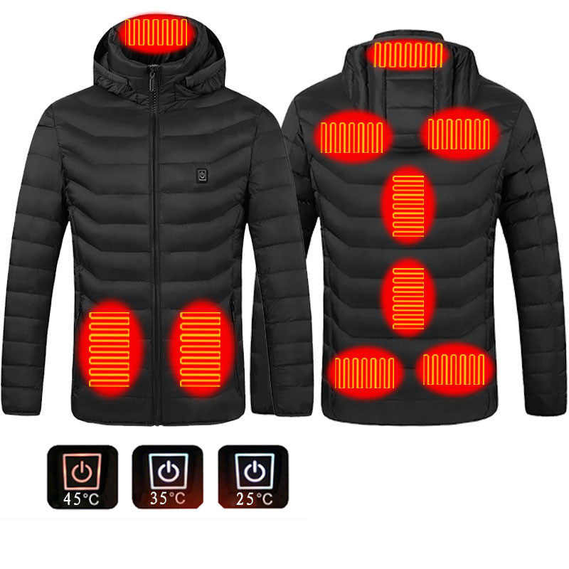 heated jacket for winter and cold