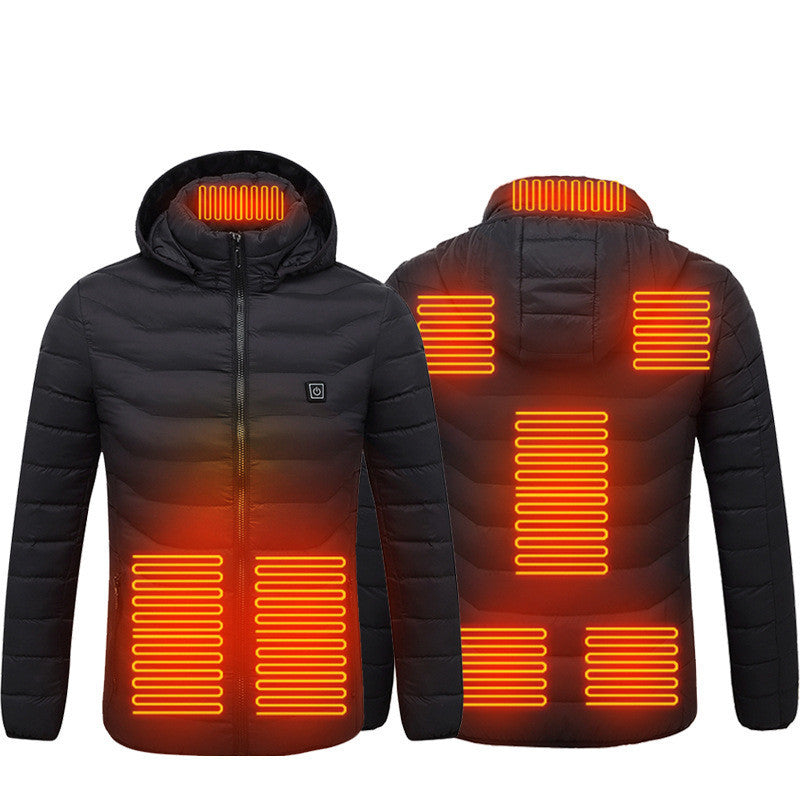 heated jacket for winter and cold