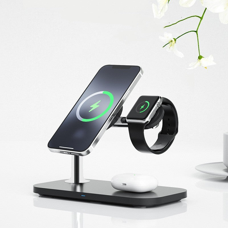 ✨ Magnetic 3-in-1 Wireless Charging Station for iPhone, AirPods & Apple Watch
