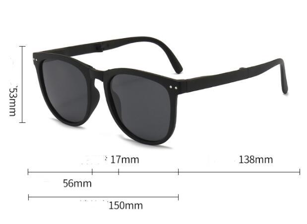 trendy polarized foldable sunglasses for women